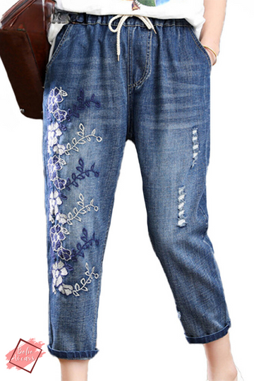 Floral Jeans - The Ultimate Boho Chic Summer Staple