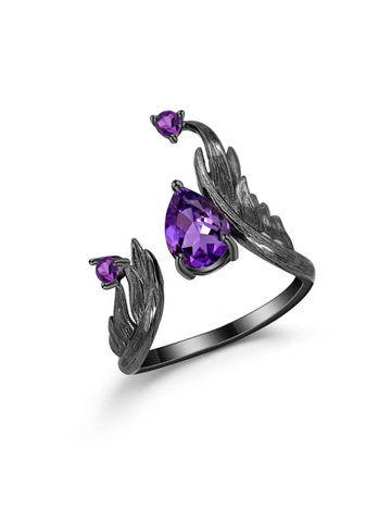 Experience Timeless Elegance with Our Handmade Amethyst Gemstone Ring