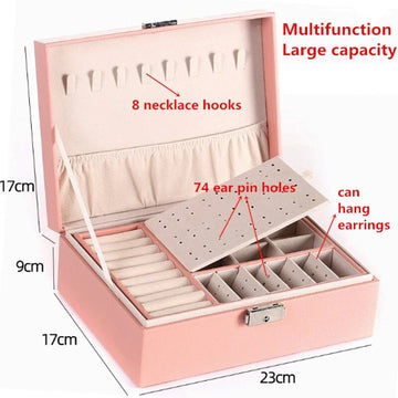 Beautiful Double Layer Jewellery Organizing Box