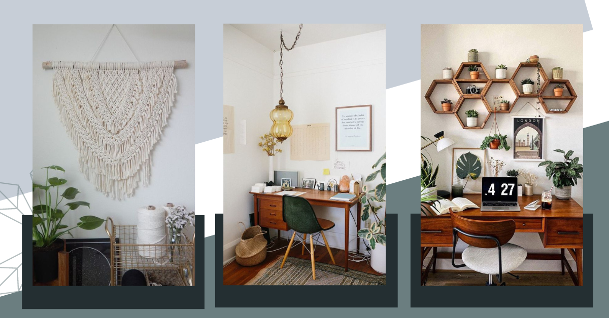 Designing a Boho-Chic Home Office: Guide to a Tranquil Workspace ...