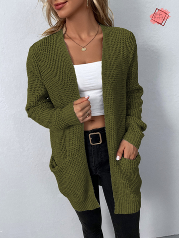 Elevate Your Winter Wardrobe with Our Women's V-Neck Cardigan