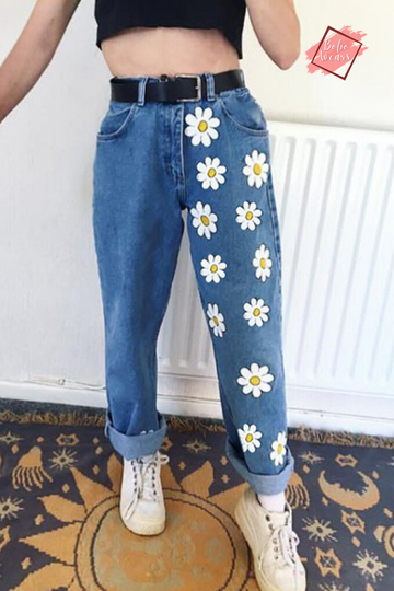 2024 Chic High-Waisted Women Jeans - Elegance Meets Comfort