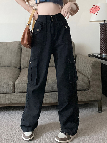 Get Ready for Spring: Women's High Waist Cargo Pants by BohoWears