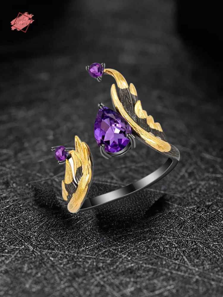 Experience Timeless Elegance with Our Handmade Amethyst Gemstone Ring