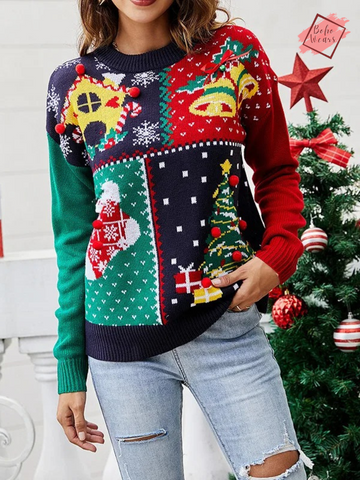 Wrap Up in Joy: Cozy Women's Christmas Sweater