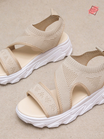 Breathable Mesh Platform Wedge Sandals - Elevated Summer Style