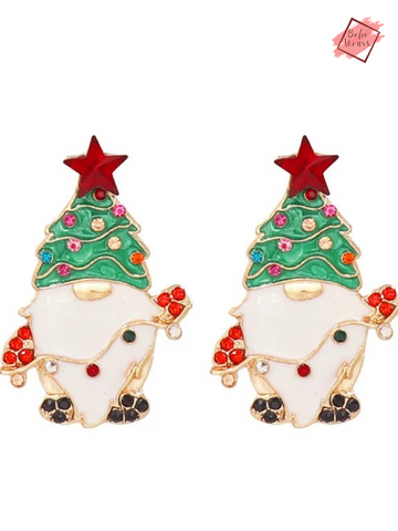 Fashion-forward 2024 Christmas Earrings: Unique Red Clothes-inspired Jewelry for Women