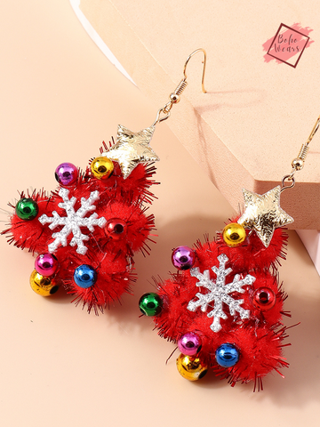 Merry Christmas Earrings - Fashion Christmas Tree, Deer, Santa Drop Earrings