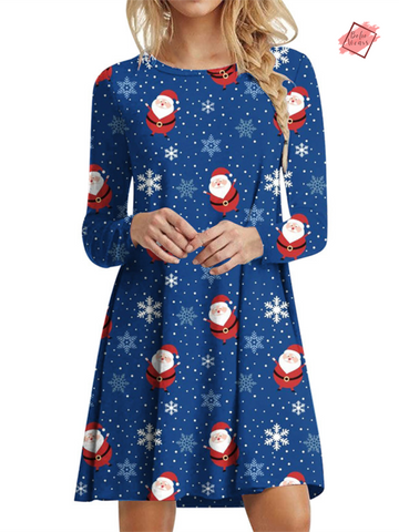 Women's Oversized Christmas Dress: Cozy Chic for Winter Parties