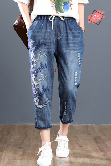Floral Jeans - The Ultimate Boho Chic Summer Staple