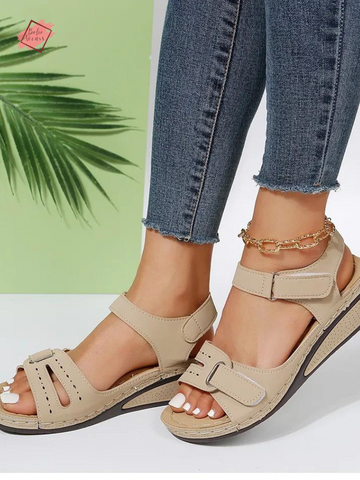 Elevate Your Style with Women's Heeled Wedge Sandals