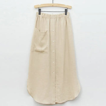 Embrace Summer Fashion with Women's Summer Cotton Linen Skirts