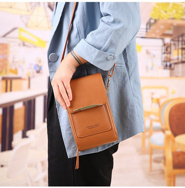 Vegan Soft Pu Leather Crossbody Shoulder Strap Handbag